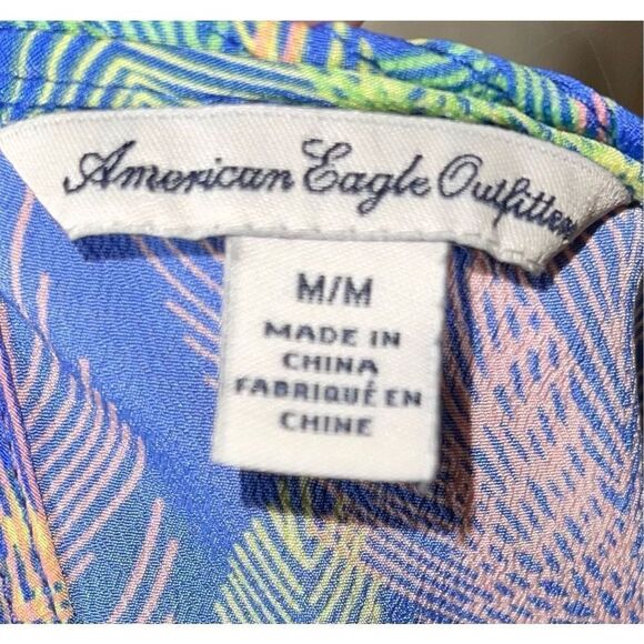 American Eagle Tropical Blouse - Medium - Picture 7 of 7